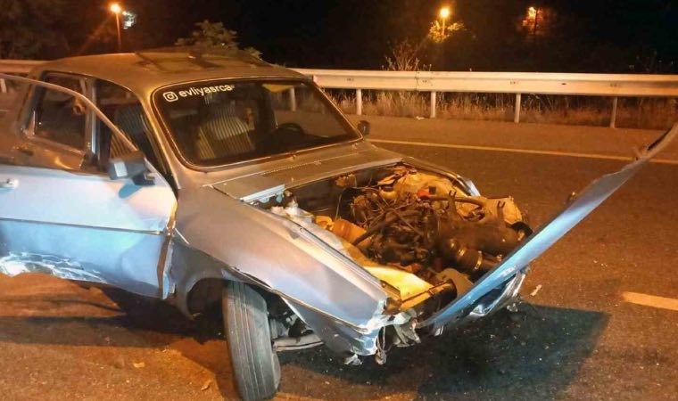 Polisleri peşine taktı, kaza yaptı, kaçtı