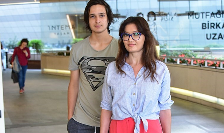 Nurgül Yeşilçay oğlu Osman Nejat'la reklam filmi çekti