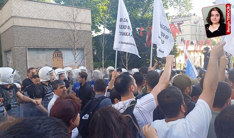 İstanbul Emek, Barış ve Demokrasi Güçleri'nden 'Hakkari' eylemi: Polis yürümeye izin vermedi!