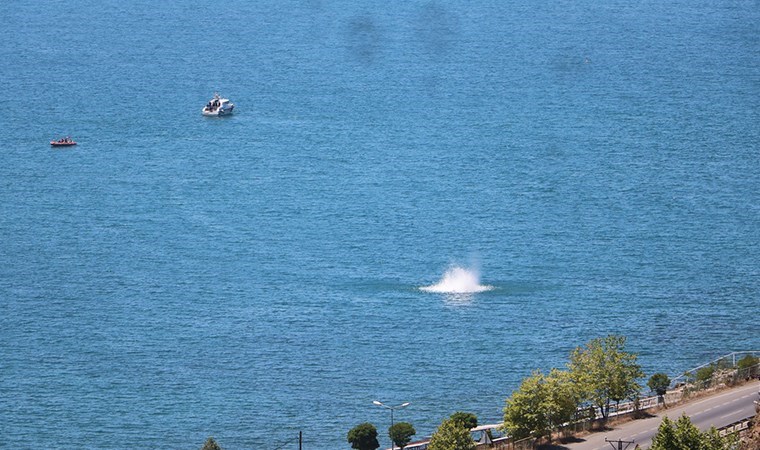 Zonguldak'ta denizde bulunan mayın imha edildi