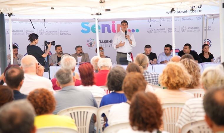 'Ataşehir Senin' projesi, mahalle toplantılarıyla devam ediyor