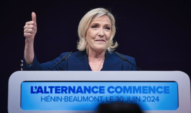 Fransa seçimlerinde ilk turun galibi Le Pen oldu