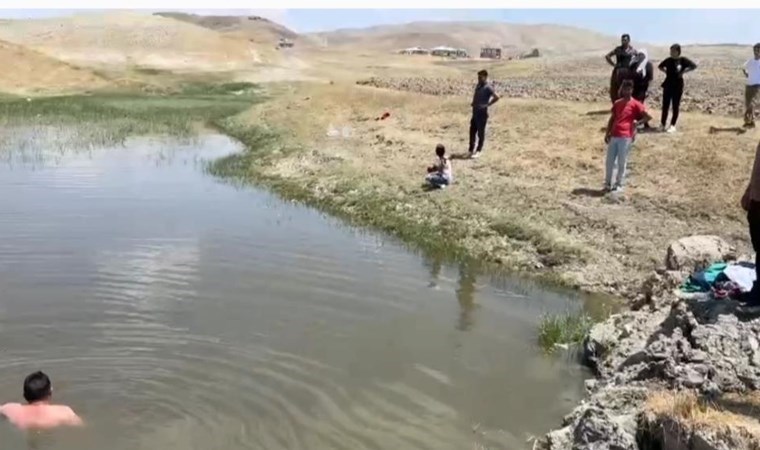 Gölete giren 15 yaşındaki çocuk boğuldu