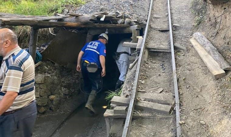 Ruhsatsız maden ocağında göçük altında kalan işçinin cansız bedenine ulaşıldı