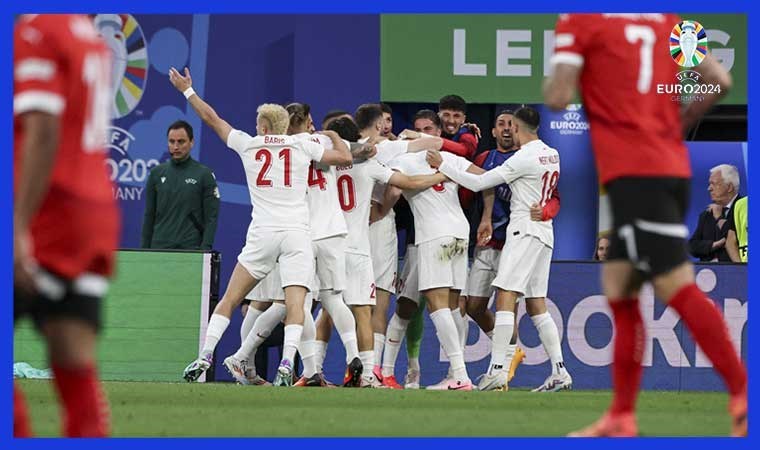 İşte bu kadar! Çeyrek finaldeyiz... Harikasınız 'Bizim çocuklar' harika! Avusturya 1-2 Türkiye