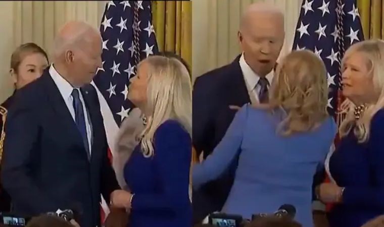 ABD Başkanı Joe Biden, eşini başka kadınla karıştırdı