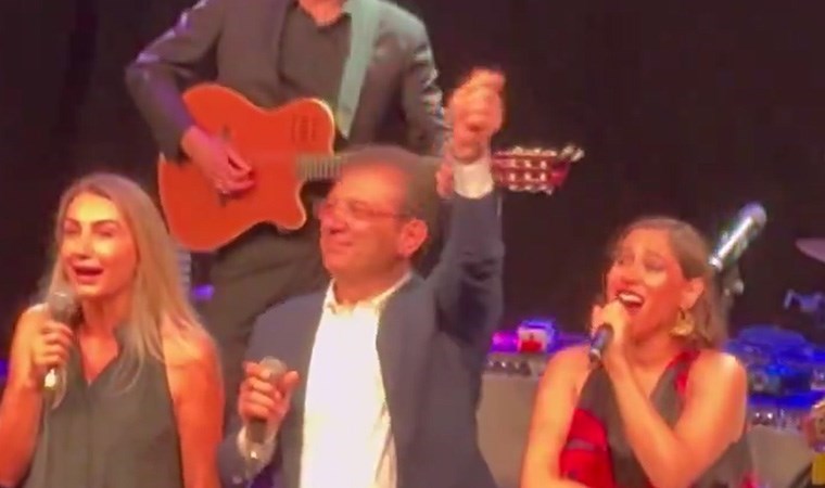 İmamoğlu çifti Pink Martini konserinde 'Aşkın Bahardı' şarkısını söyleyip dans etti