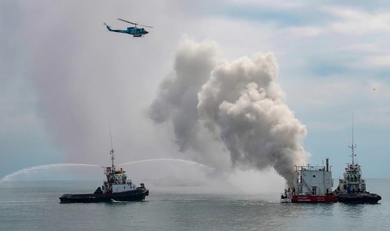 İki ülkeden Hazar Denizi'nde ortak tatbikat: Deniz ve hava araçları katılıyor