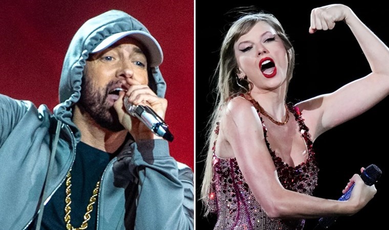 Eminem, Taylor Swift’in Billboard zirvesini ele geçirdi: Swift 4 numaraya geriledi!