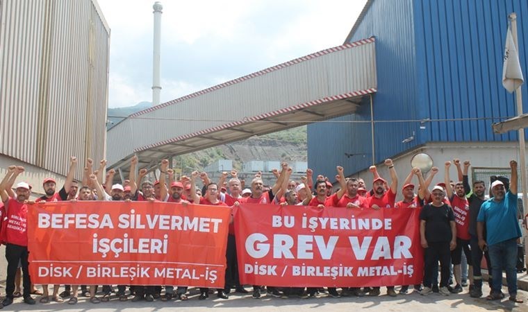 İskenderun’da Befesa işçileri greve çıktı!