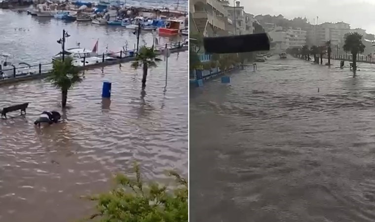 Bursa'yı sağanak vurdu... Yollar göle döndü