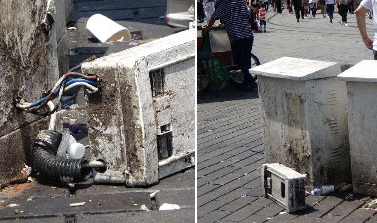 İzmir'den sonra ihmaller sürüyor: Taksim’de trafo tehlike saçtı