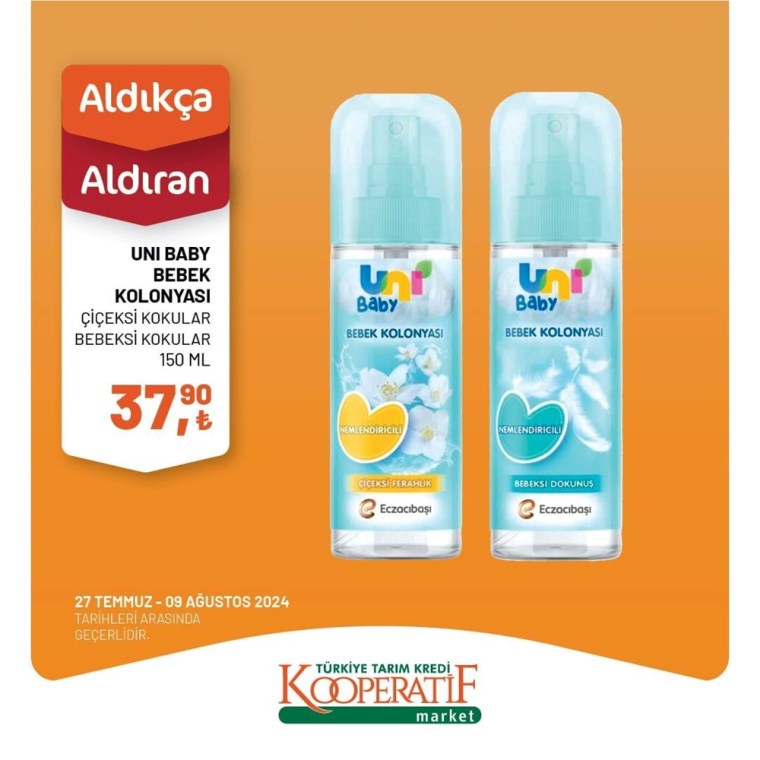 Tarım Kredi Kooperatif Market 29 Temmuz-9 Ağustos 2024 aktüel indirimleri başladı! Bu hafta hangi ürünler indirimde?