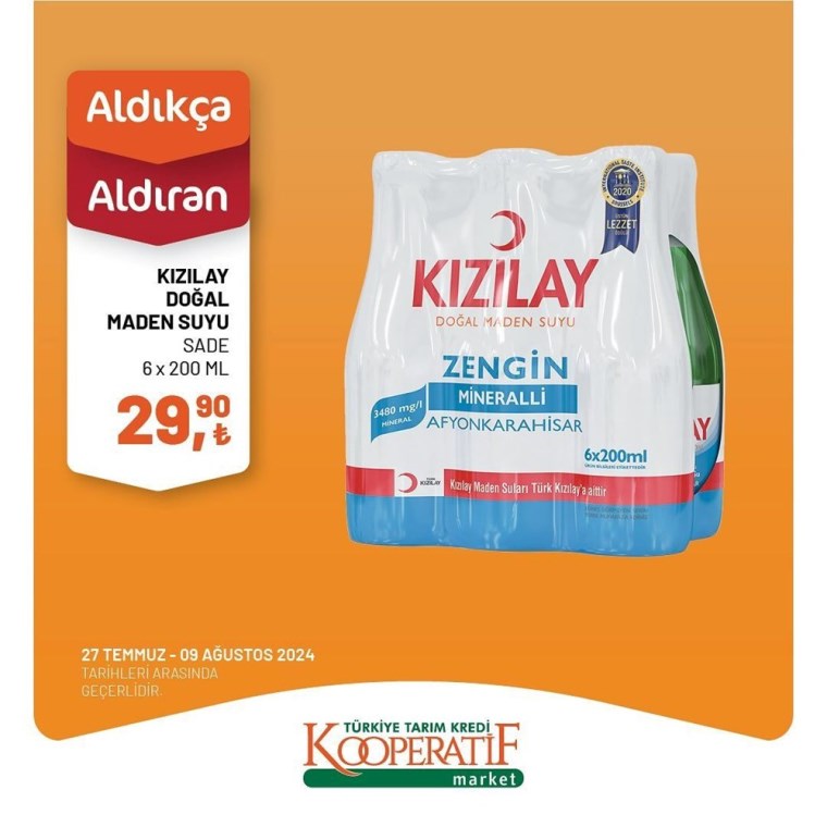 Tarım Kredi Kooperatif Market 29 Temmuz-9 Ağustos 2024 aktüel indirimleri başladı! Bu hafta hangi ürünler indirimde?