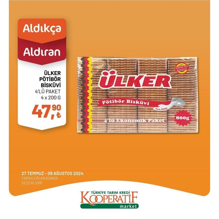 Tarım Kredi Kooperatif Market 29 Temmuz-9 Ağustos 2024 aktüel indirimleri başladı! Bu hafta hangi ürünler indirimde?