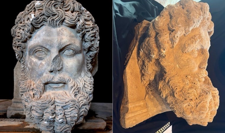 Aphrodisias’ta benzersiz bir keşif: 'Kolosal Zeus Başı'