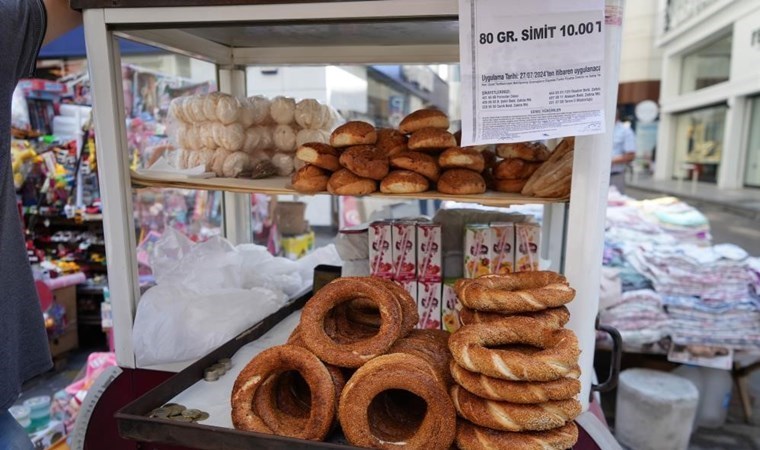 Bir ilde daha simit zamlandı