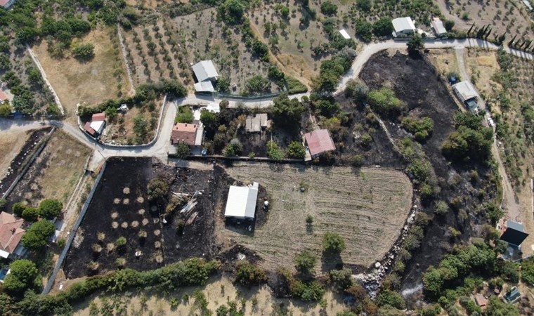 İzmir’deki yangının hasarı gün ağarınca ortaya çıktı