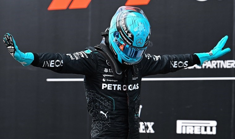 Formula 1 Büyük Britanya Grand Prix'sinde pole pozisyonu Russell'ın!