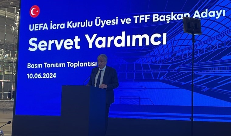 Servet Yardımcı, TFF başkan adaylığı başvuru dosyasını teslim etti