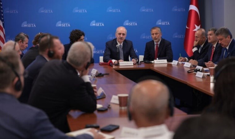 TBMM Başkanı Kurtulmuş, Washington'da ABD düşünce kuruluşu temsilcileriyle bir araya geldi: