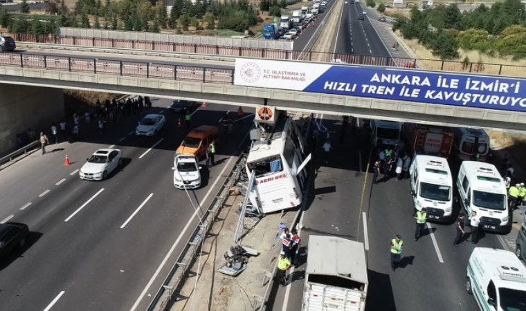 Ankara'daki feci kazaya ait son görüntüler ortaya çıktı