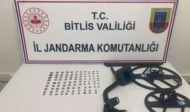 Bitlis'te 97 tarihi sikke ele geçirildi