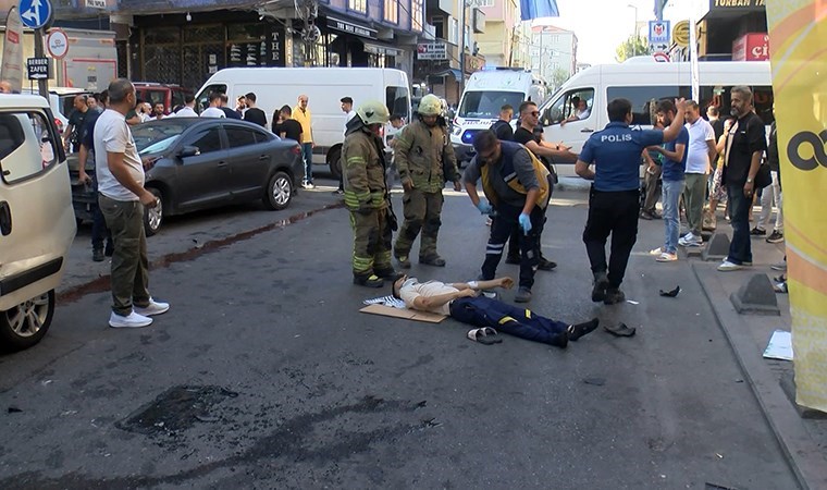 İstanbul Küçükçekmece'de zincirleme kaza: 2 yaralı