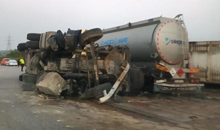 Mersin’de tırla tanker çarpıştı: 1 ölü, 1 yaralı