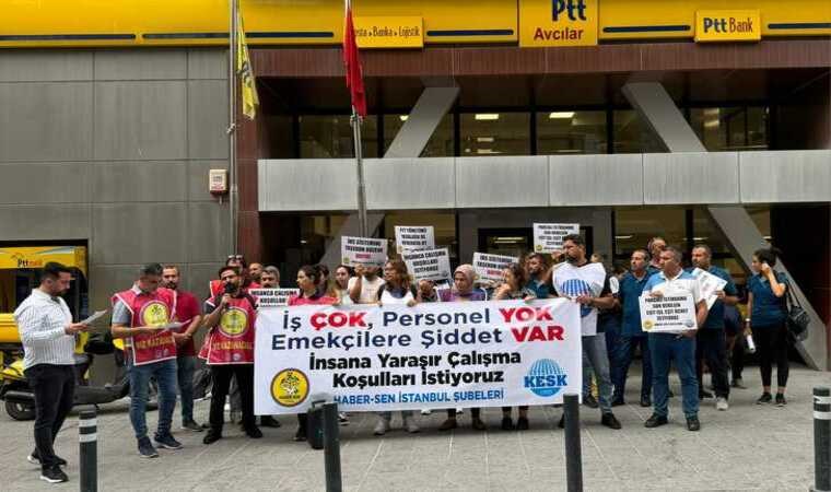 PTT emekçilerinden protesto: ‘Gündemimiz personel eksikliği’