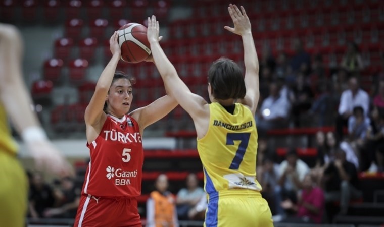 U16 Kadın Milli Basketbol Takımı, Romanya'ya takıldı!