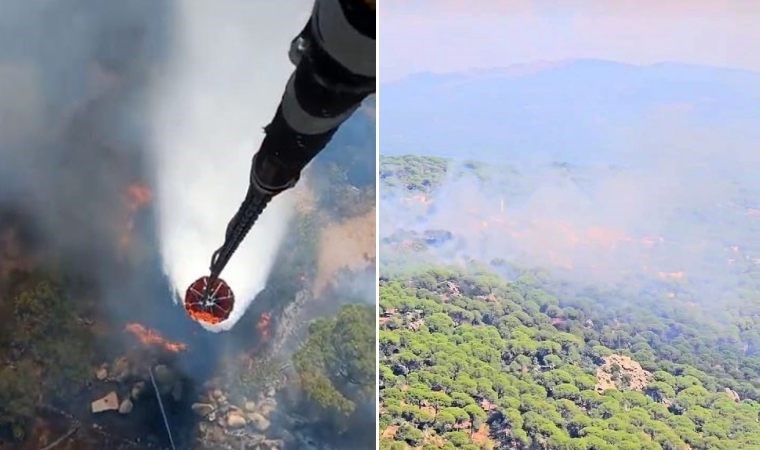 İzmir'de orman yangını... Ekipler müdahale ediyor (25 Ağustos 2024)