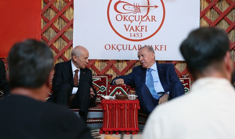 Erdoğan ve Bahçeli Ahlat'ta han çadırında bir araya geldi