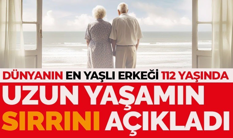 Dünyanın 'en yaşlı' adamı 112 yaşında: 'Uzun yaşamanın sırrı...'