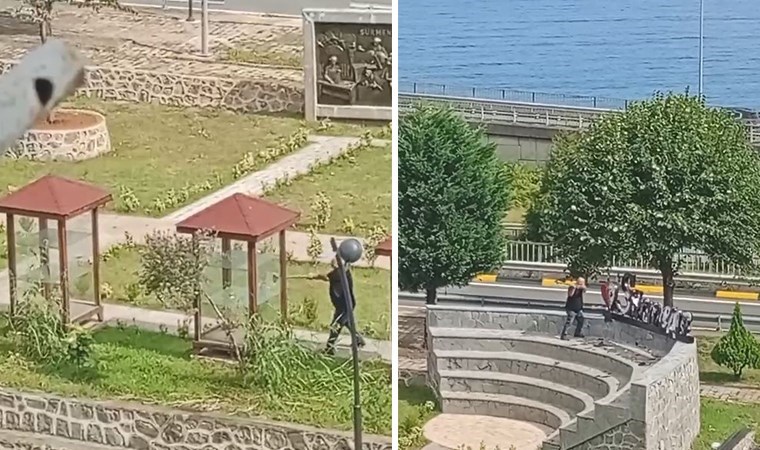 Trabzon'da Bıçak Tanıtım Parkı'na 'balyozlu' saldırı