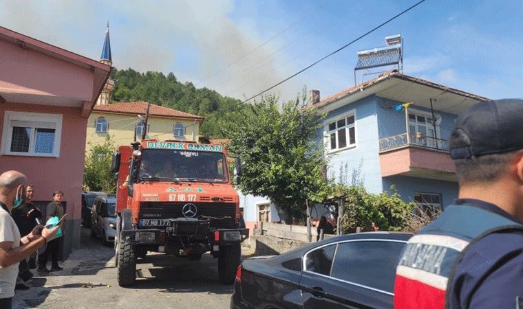 Zonguldak’ta orman yangını: Bir mahalle tahliye ediliyor