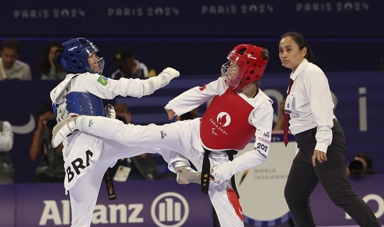 Paris 2024 Paralimpik Oyunları'nda... Milli tekvandocu Meryem Betül Çavdar'dan bronz madalya!