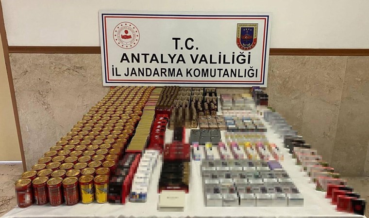 Manavgat’ta markete 'kaçak sigara' baskını: 1 şüpheliye işlem yapıldı