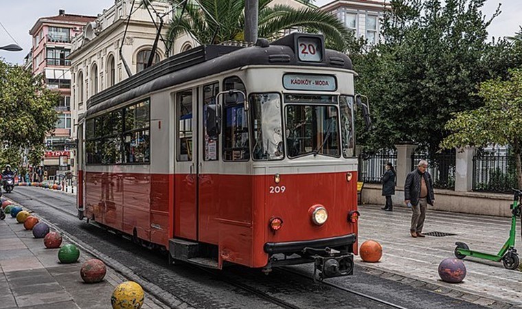 Kadıköy-Moda tramvay hattında seferler yapılamıyor