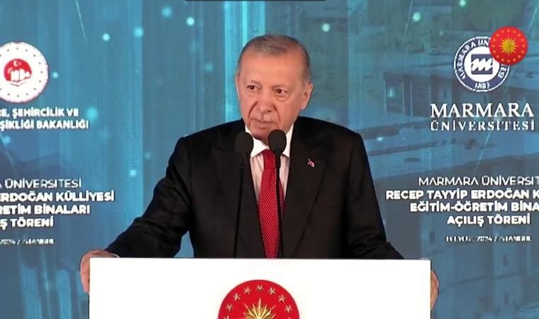 Erdoğan: Marmara Üniversitesi mezunu olmaktan gururluyum