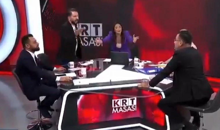 KRT TV canlı yayınında 'yırtık don' kavgası: Konuklar araya girdi!