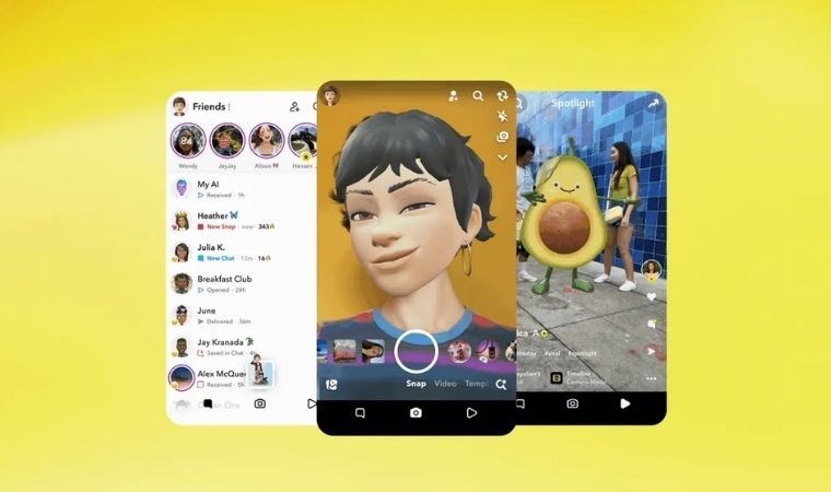 Snapchat tasarımı güncelleniyor