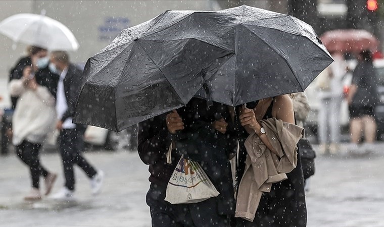 Meteoroloji'den bazı şehirler için 'sağanak' uyarısı