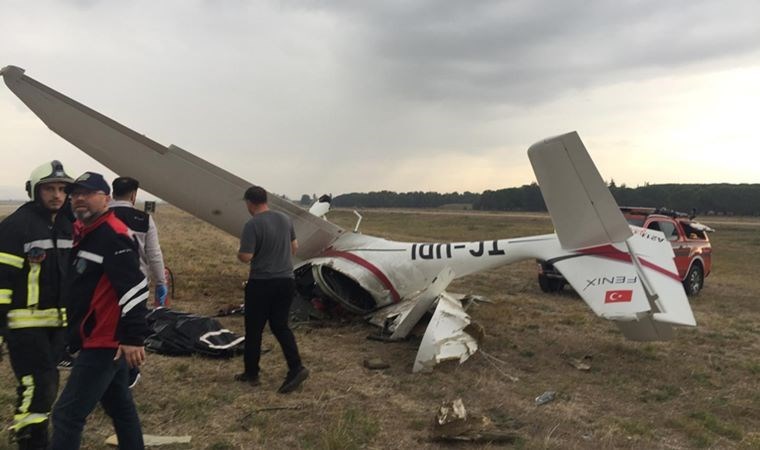 Son dakika... Bursa'da eğitim uçağı düştü: 2 pilot hayatını kaybetti