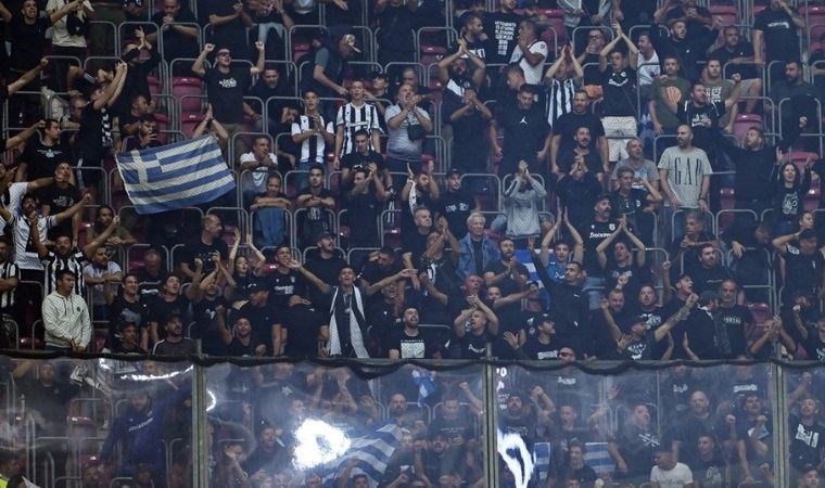 RAMS Park'ta olay çıktı! PAOKlu taraftar dışarı çıkarıldı