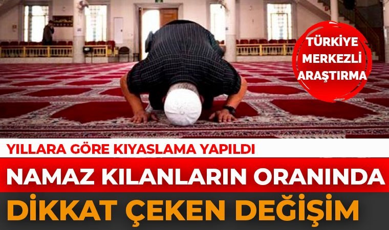 Namaz kılanların sayısı azalmış... 'Ne sıklıkla namaz kılarsınız?' anketi paylaşıldı