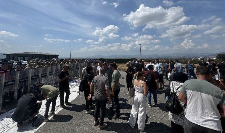 Fernas Madencilik işçilerine jandarma engeli