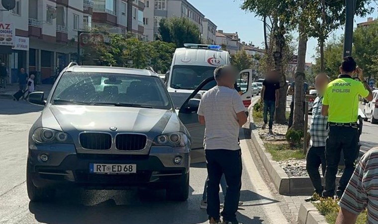 Aksaray’da otomobil cipe arkadan çarptı: 2 yaralı