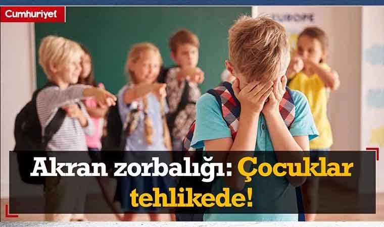 Akran zorbalığı: Çocuklar tehlikede!