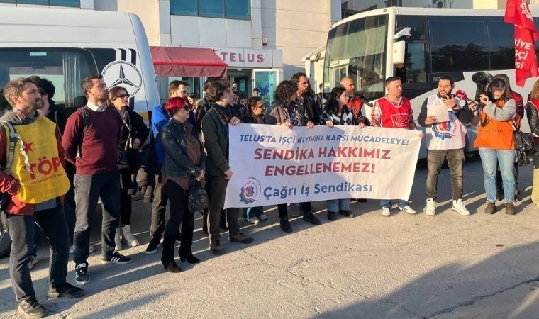 Sendikaya üye olduğu için işten çıkarılan Telus işçileri hak arıyor